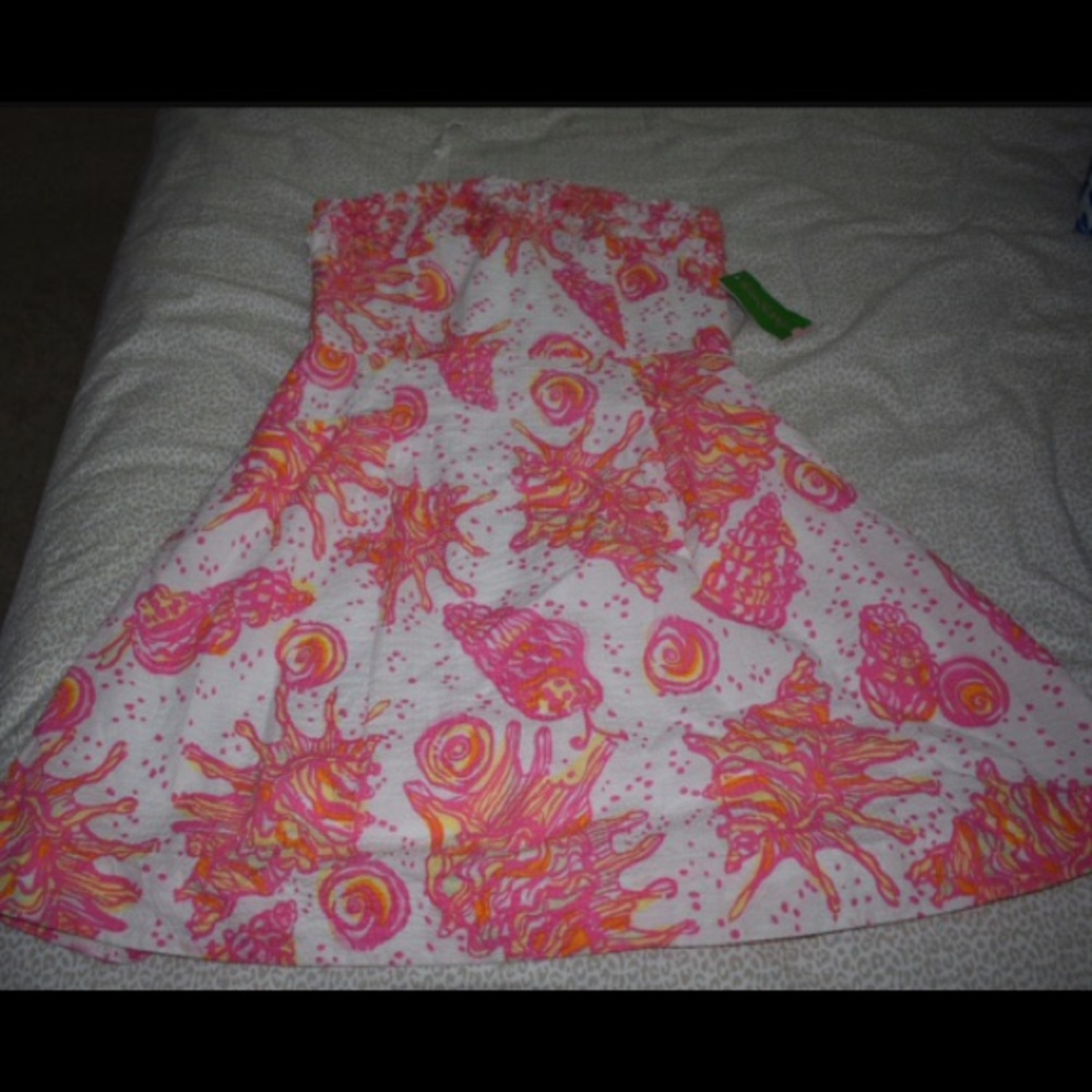 New Lily Pulitzer orange and pink sundress.